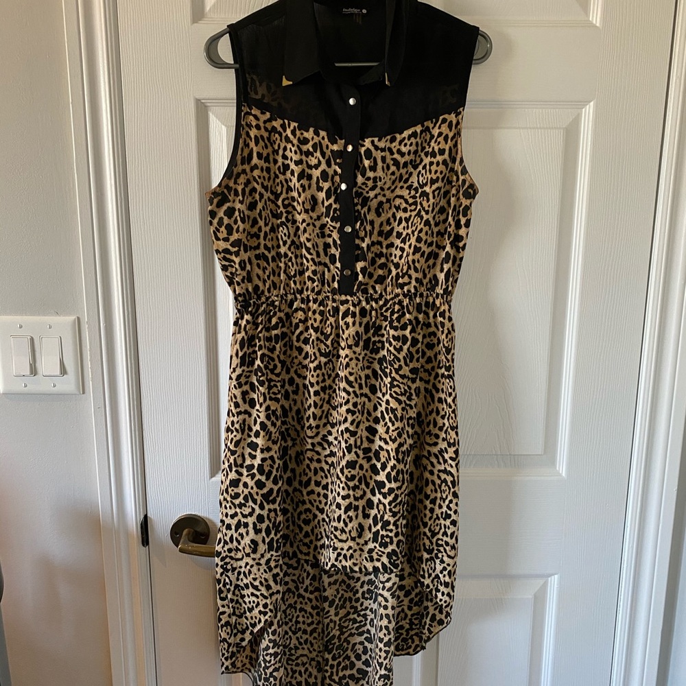 Leopard print dress